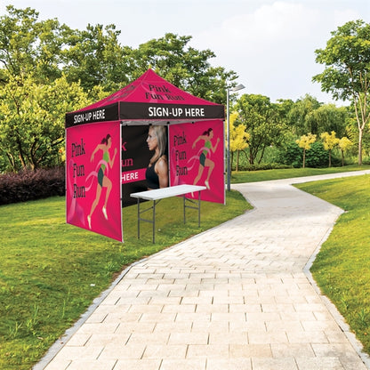 10' Heavy Duty Tent with Three Full Double Sided Walls