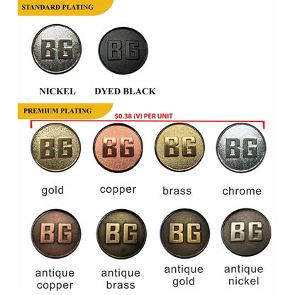 1.25 inch Metal Hard Enamel KEY TAGS