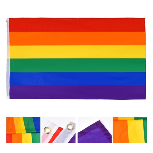 3X5 Foot Rainbow Flag