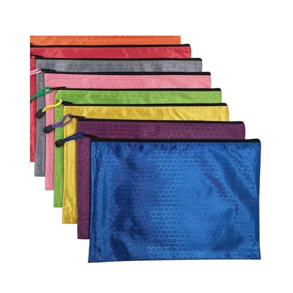 A4 Size Waterproof Zipper Documents Pouch