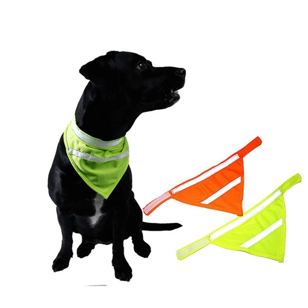 Fluorescent Pet Triangle Bandana