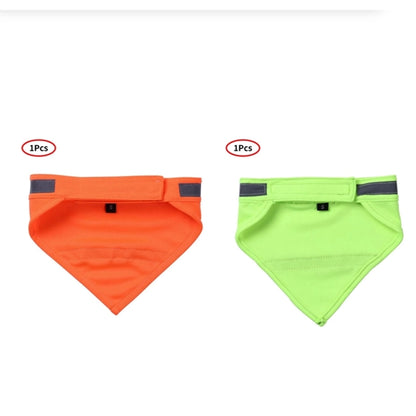 Fluorescent Pet Triangle Bandana