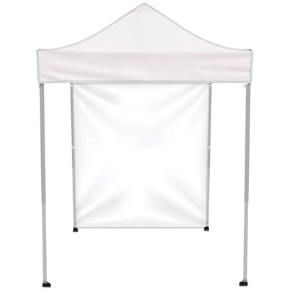 6.5' Square Tent With One Full Double Sided Wall