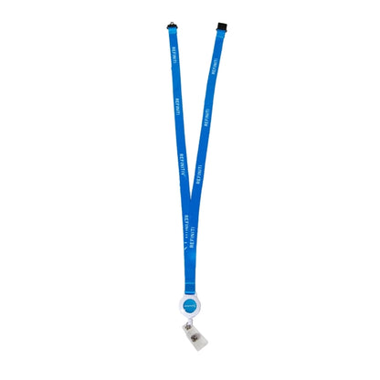 Custom 1/2" Lanyard w/ Retractable Badge Reel & Safety Break