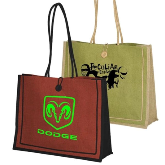 Reversable Jute/Cotton Bag