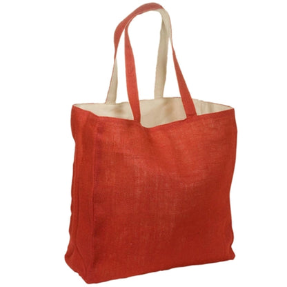 Reversable Jute/Cotton Bag