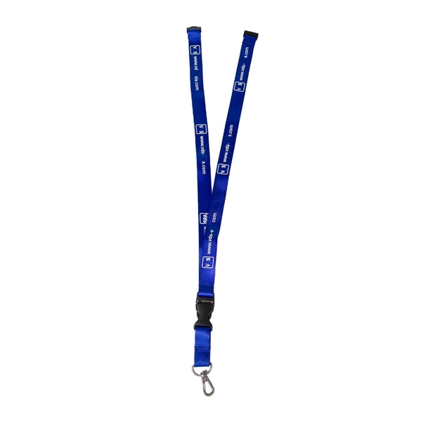 Custom 3/4" Lanyard w/ Thumb Hook & Buckle Release