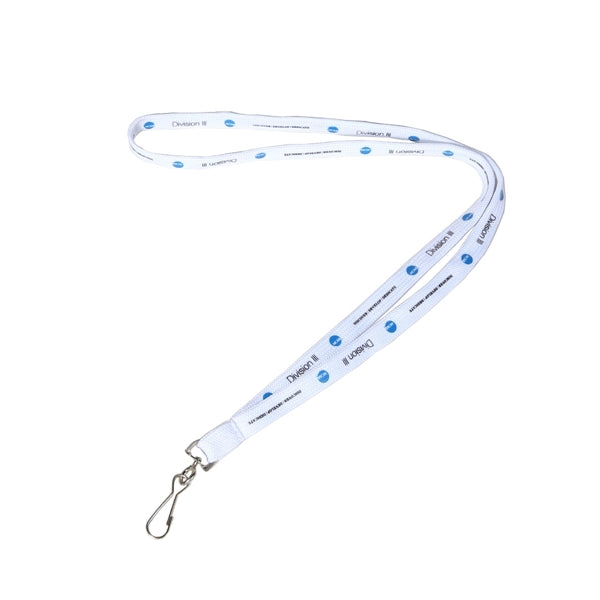 Custom 3/8" Tubular Lanyard w/ J Hook