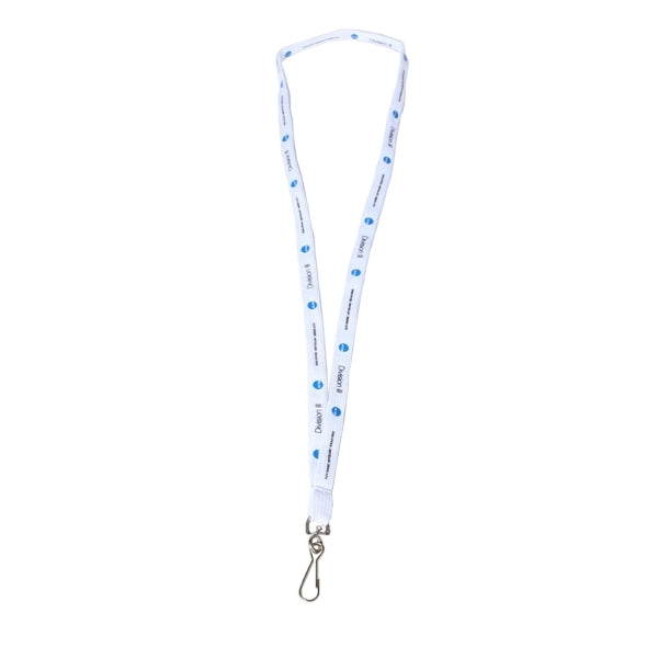 Custom 3/8" Tubular Lanyard w/ J Hook