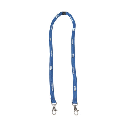 Custom 3/8" Double Ended Tubular Lanyard w/ Lobster Claw & S