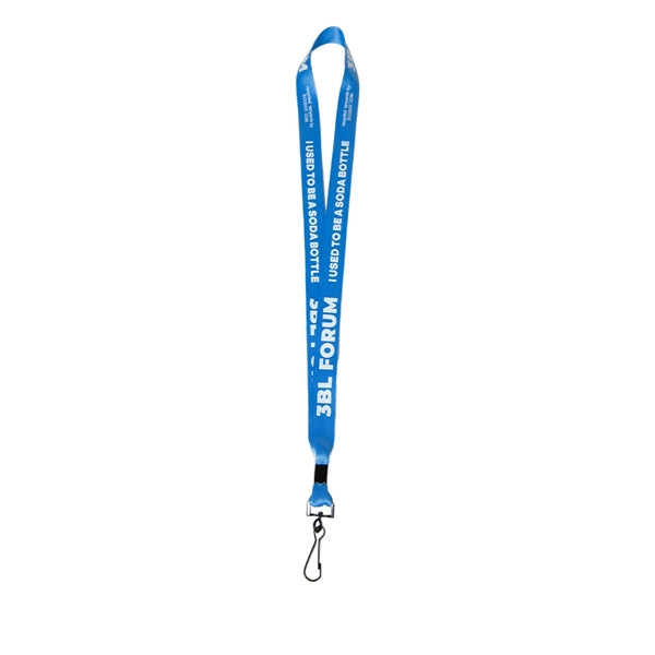 Custom 3/4" Lanyard w/ Swivel J Hook & Metal Crimp