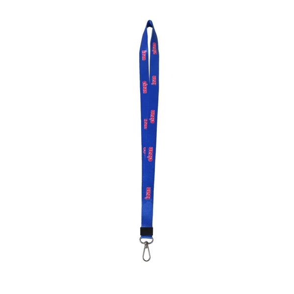 Custom 3/4" Lanyard w/ Thumb Hook & Adjustable Clip