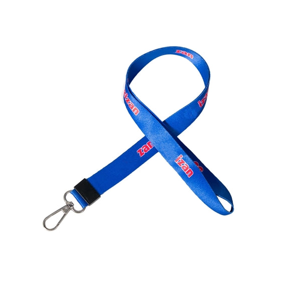 Custom 3/4" Lanyard w/ Thumb Hook & Adjustable Clip