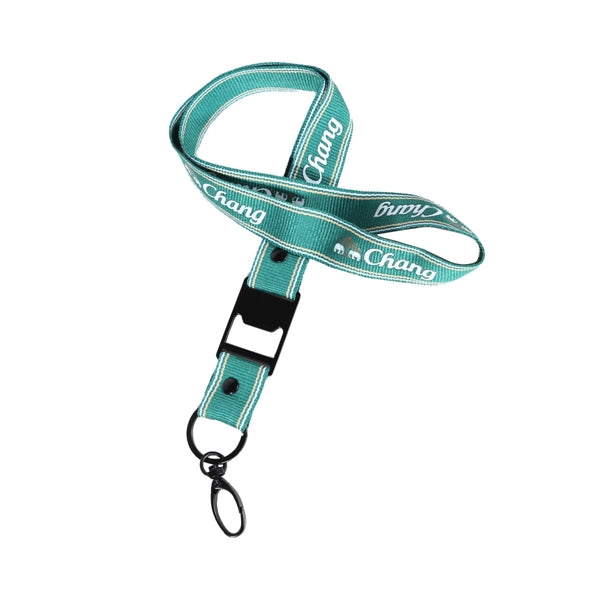 Custom 3/8" Lanyard w/ Lobster Claw & Metal Crimp