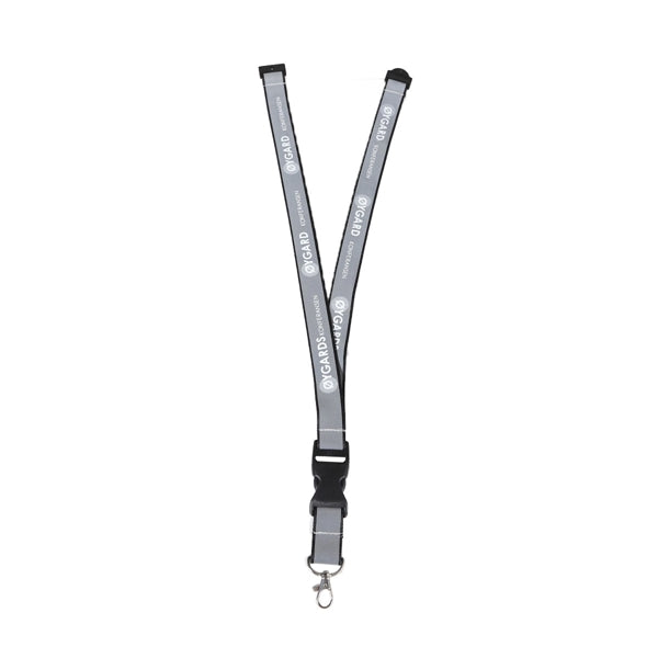 Custom 1" Polyester Lanyard w/ Bottle Opener & Oval Snap Hoo