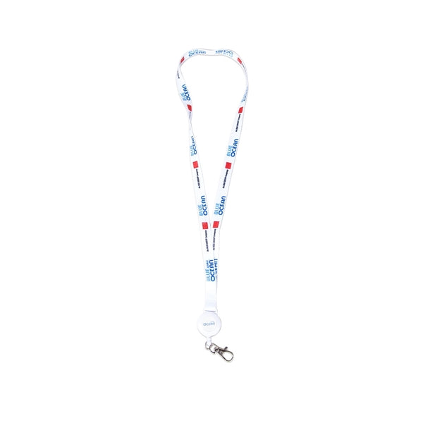 Custom 1/2" Lanyard w/ Retractable Badge Reel