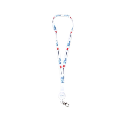 Custom 1/2" Lanyard w/ Retractable Badge Reel