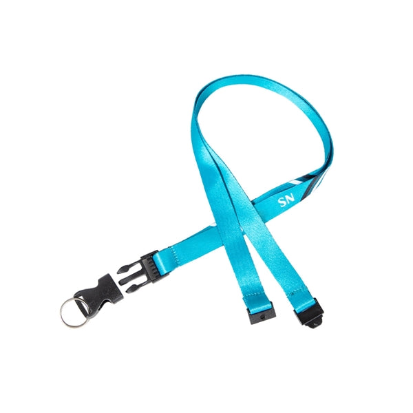Custom 1/2" Lanyard w/ Buckle Release & Safety Breakaway
