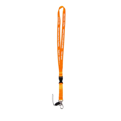Custom 1/2" Lanyard w/ Phone String & Lobster Claw