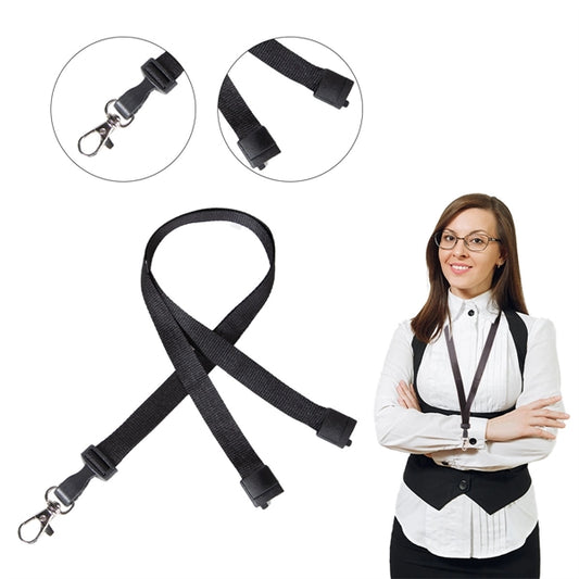 Custom 1/2" Lanyard w/ Plastic Hook & Lobster Claw