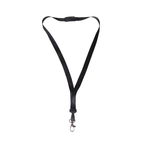 Custom 1/2" Lanyard w/ Plastic Hook & Lobster Claw