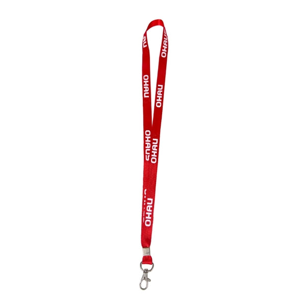 Custom 1/2" Lanyard w/ Lobster Claw & Metal Crimp