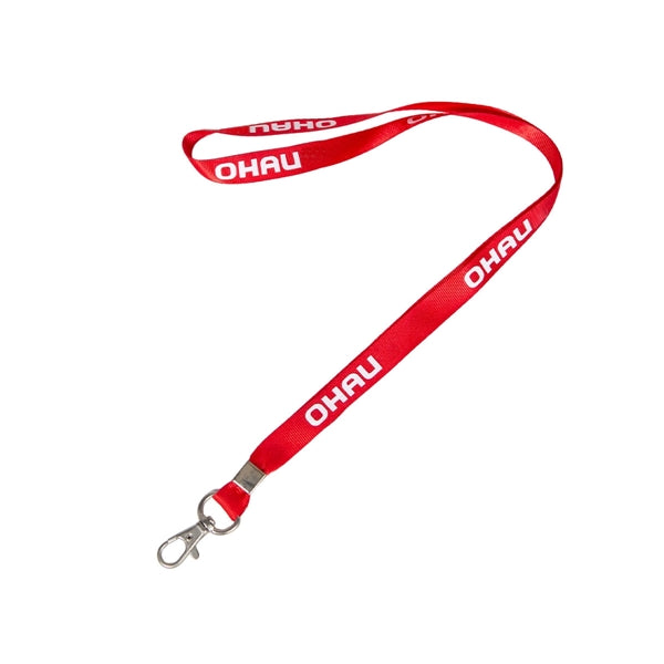Custom 1/2" Lanyard w/ Lobster Claw & Metal Crimp