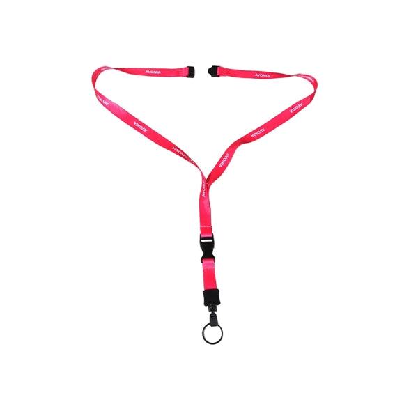 Custom 1/2" Lanyard w/ Buckle Release & Plastic Clamshell