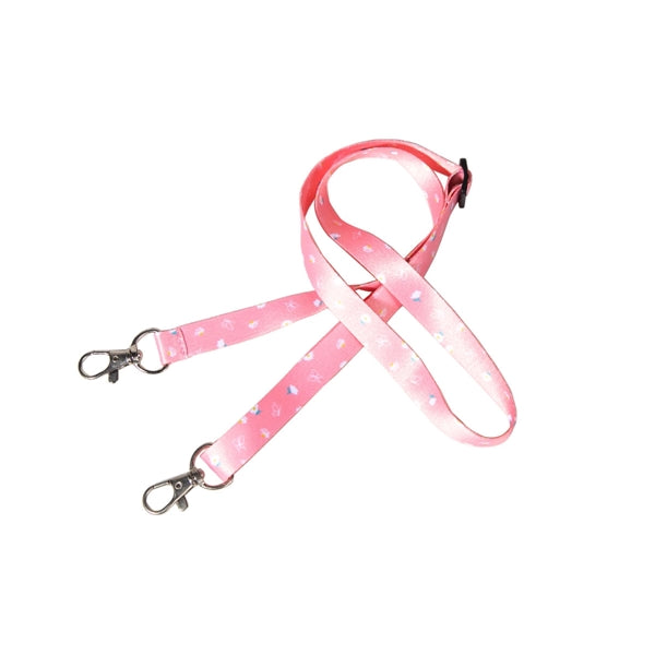 Custom 1/2" Double Ended Lanyard w/ Lobster Claw