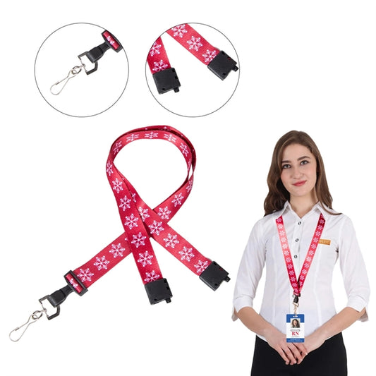 Custom 3/4" Lanyard w/ Swivel J & Plastic Hook