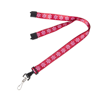 Custom 3/4" Lanyard w/ Swivel J & Plastic Hook