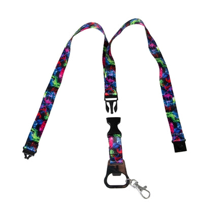 Custom 3/4" Lanyard w/ Buckle Release & Bottle Opener