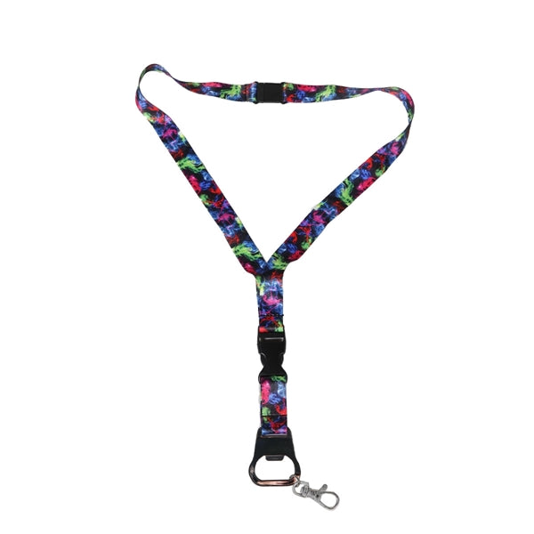 Custom 3/4" Lanyard w/ Buckle Release & Bottle Opener