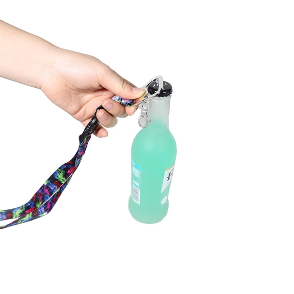 Custom 3/4" Lanyard w/ Buckle Release & Bottle Opener