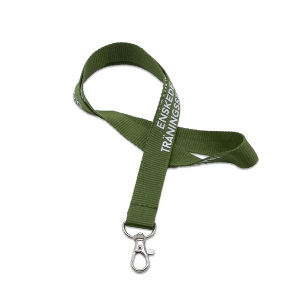 Custom 3/4" Polyester Lanyard w/ Lobster Claw