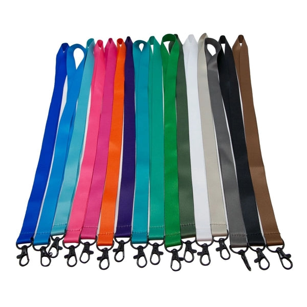 Custom 3/4" Polyester Lanyard w/ Lobster Claw