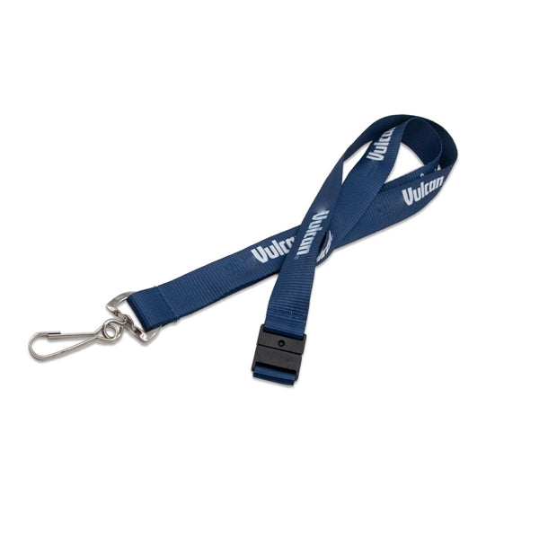 Custom 3/4" Polyester Lanyard w/ Swivel J Hook & Safety Brea