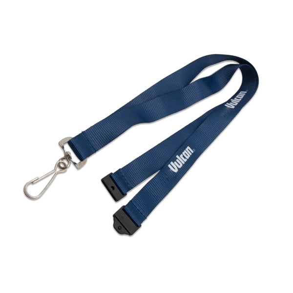 Custom 3/4" Polyester Lanyard w/ Swivel J Hook & Safety Brea