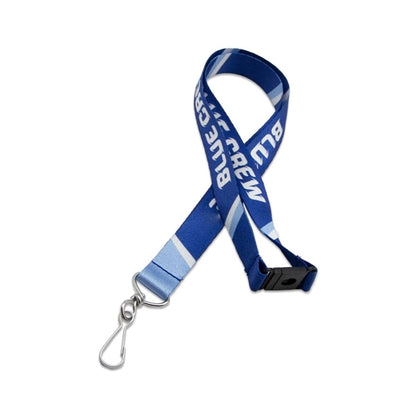 Custom 3/4" Polyester Lanyard w/ Swivel J Hook & Safety Brea