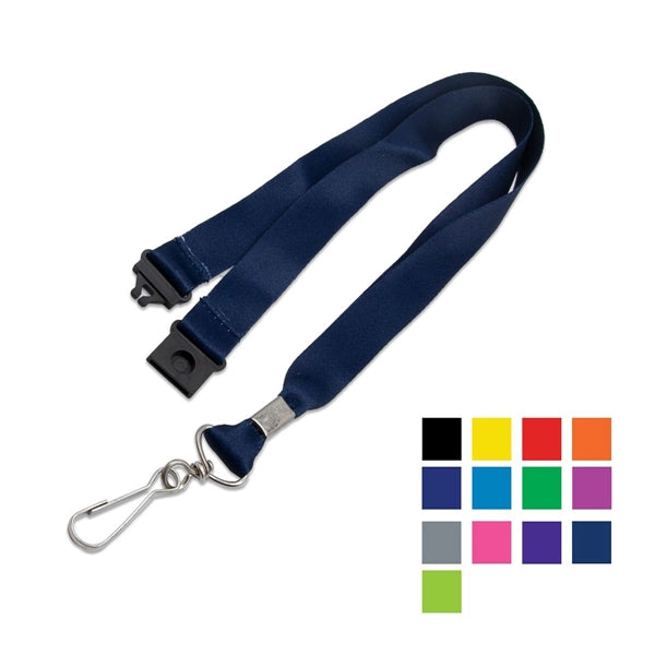 Custom Lanyard w/ Swivel J Hook & Safety Breakaway