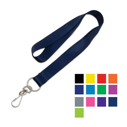 Custom Lanyard w/ Metal Split Ring & Swivel J Hook