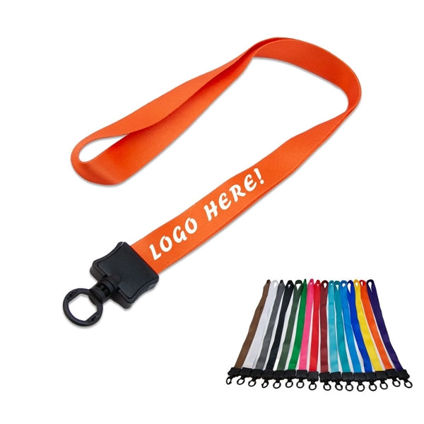 Custom Lanyard Plastic Clamshell & O Ring