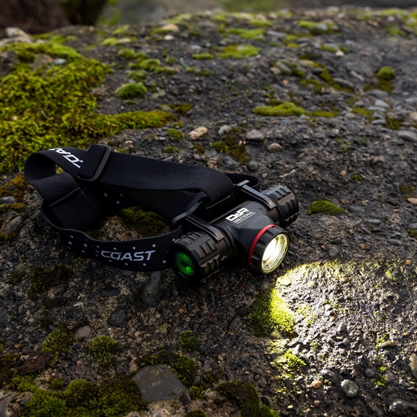 RECHARGEABLE-DUAL POWER ALUMINUM HEADLAMP