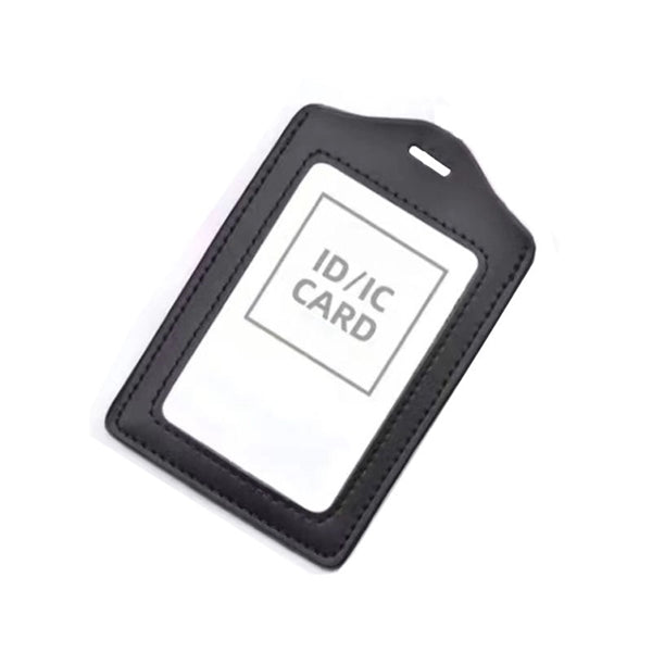 Leather ID Badge Holder