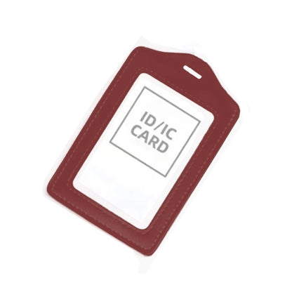 Leather ID Badge Holder