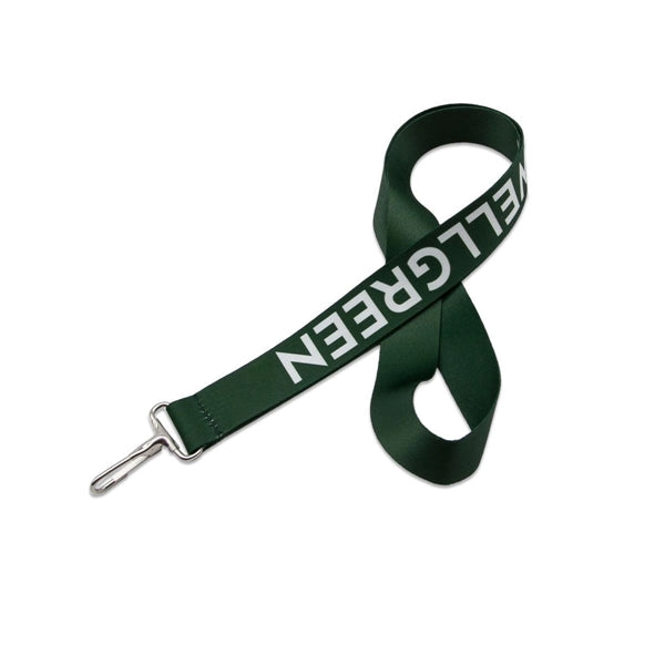 Custom 1" Polyester Lanyard w/ No Swivel J Hook