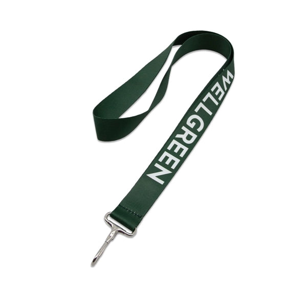 Custom 1" Polyester Lanyard w/ No Swivel J Hook