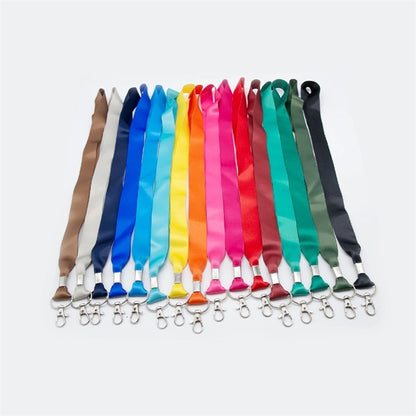 Custom 1" Polyester Lanyard w/ Lobster Claw & Metal Crimp