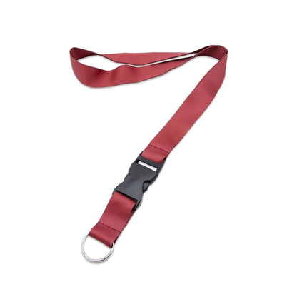 Custom 1" Lanyard w/ Metal Split Ring & Safety Breakaway