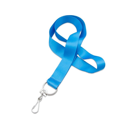 Custom 1" Lanyard w/ Metal Split Ring & Swivel J Hook